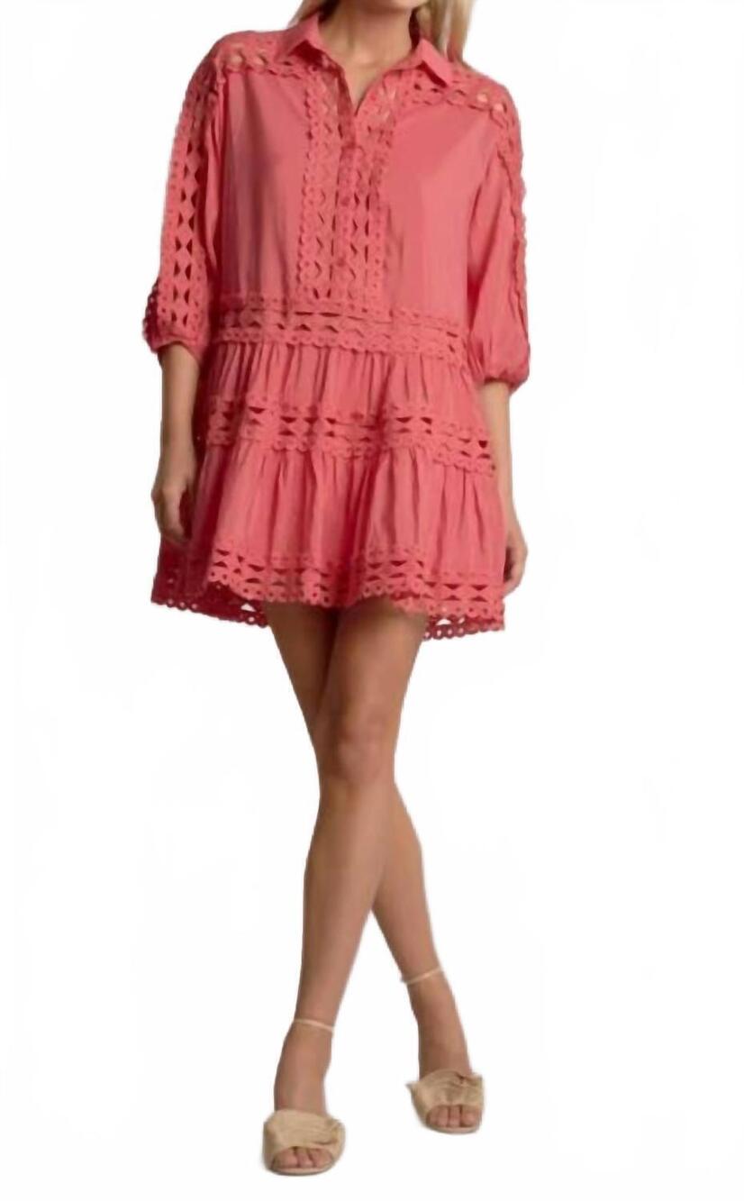 NEW ELAN the blush breeze dress in pink